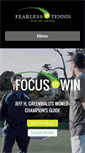 Mobile Screenshot of fearlesstennis.com
