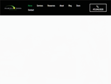 Tablet Screenshot of fearlesstennis.com